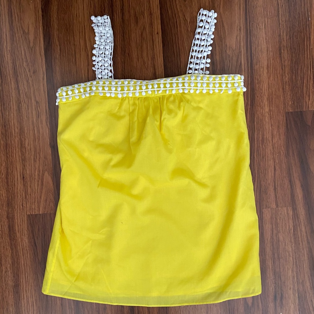 Loeffler Randall yellow summer tank top